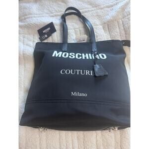MOSCHINO Woven nappa leather shoppin bag モスキーノ バッグ Moschino | Bags | Moschino Woven Nappa Leather Shopping Bag